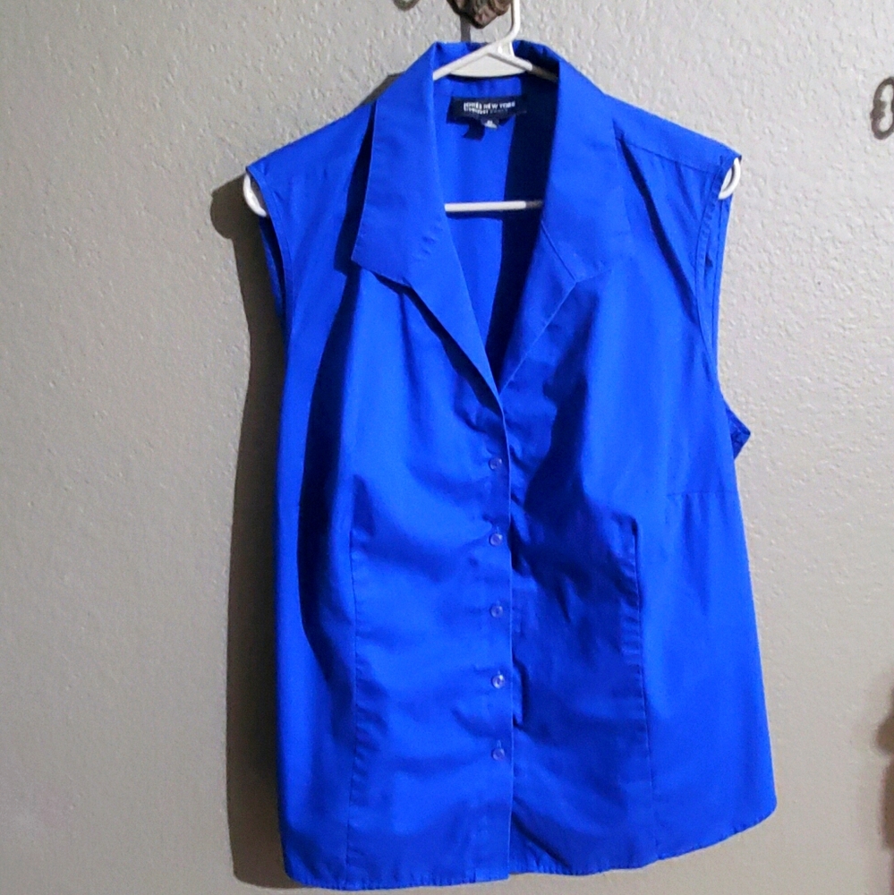 Jones New York Blue Blouse
